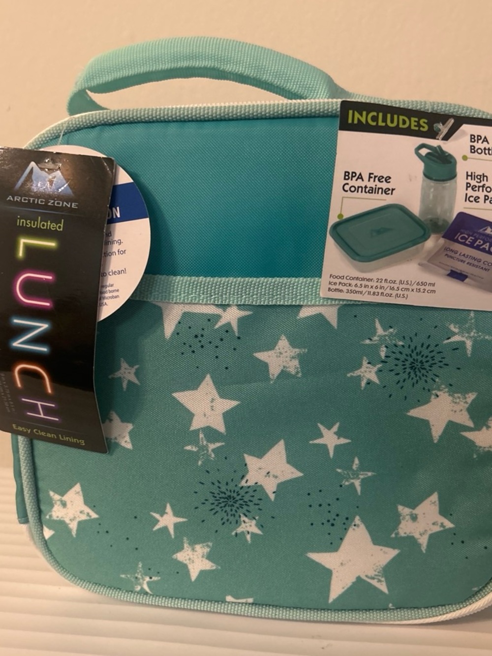Arctic Zone Kids Insulated Star Lunch Bag - Teal